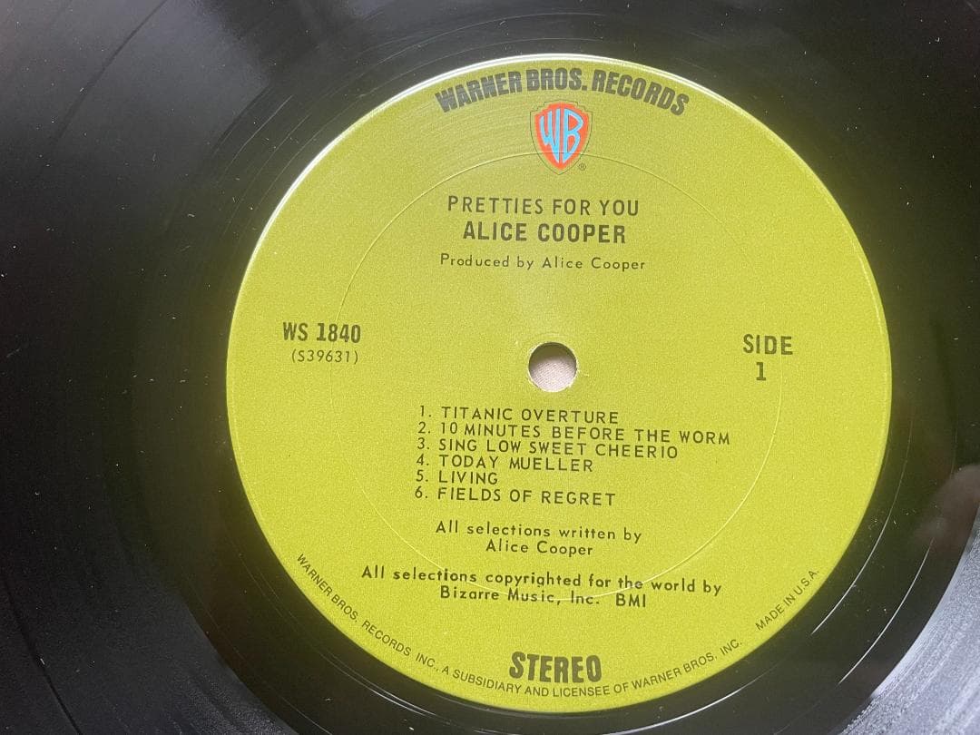 ALICE COOPER / PRETTIES FOR YOU / USレコード
