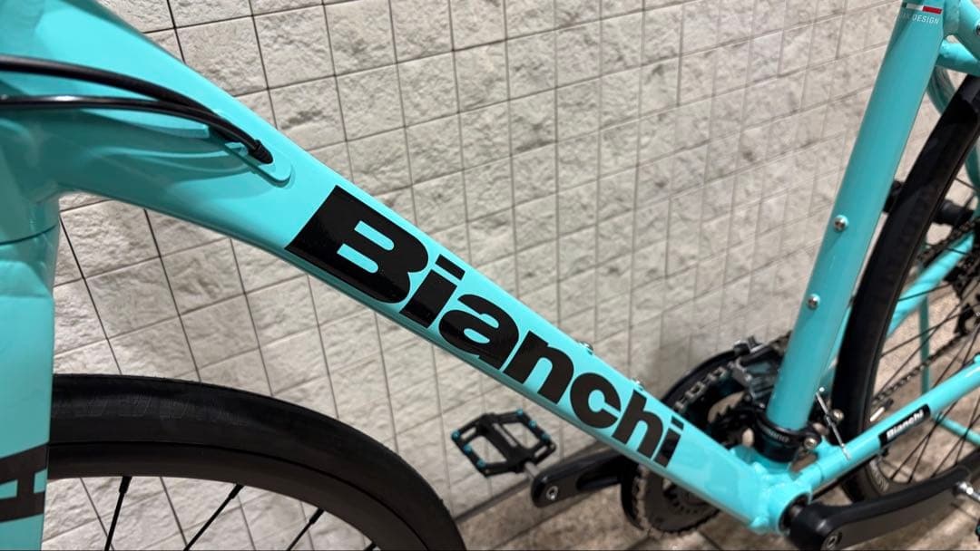 2023 Bianchi ビアンキROMA3 50サイズ チェレステ 軽量ペダル