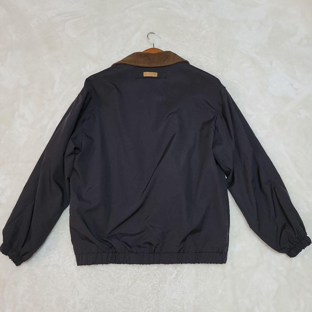 【美品】Stüssy ブラック コーチジャケット コーデュロイ襟 L
