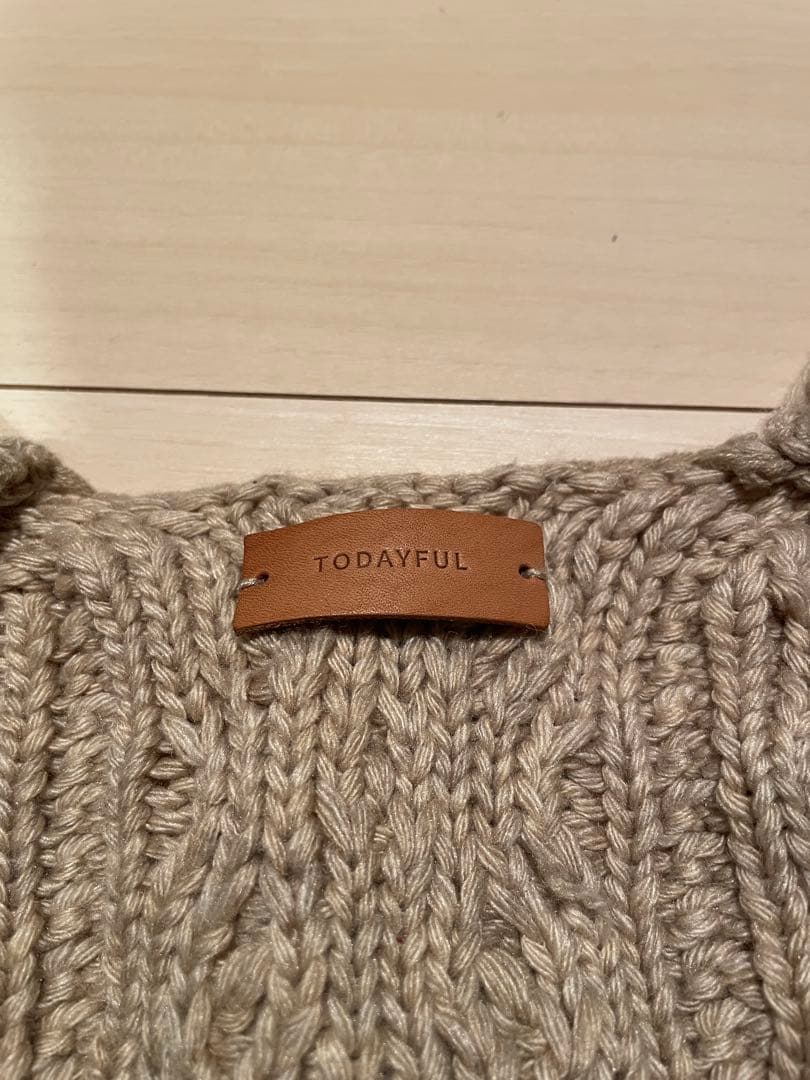 トップス TODAYFUL Aran Knit Cardigan