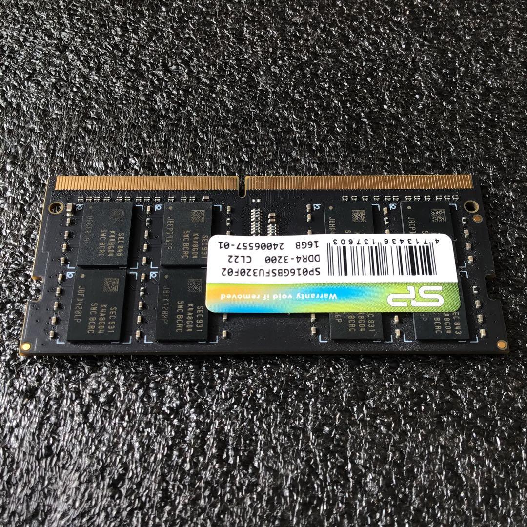 シリコンパワー ノートPC用メモリ DDR4-3200 CL22 16GB×1枚