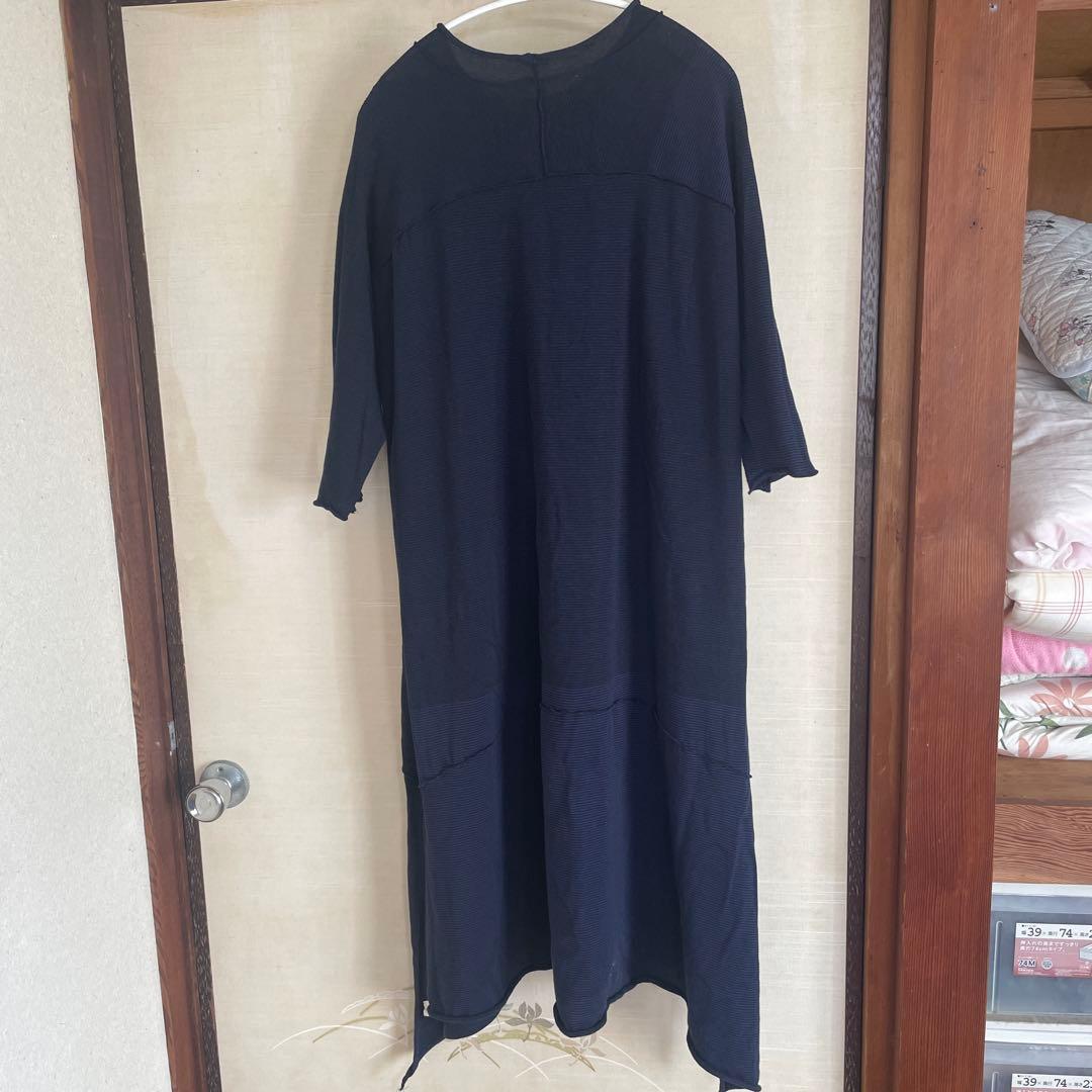 タマキニイメ☆ネイビー ワンピース カットソー