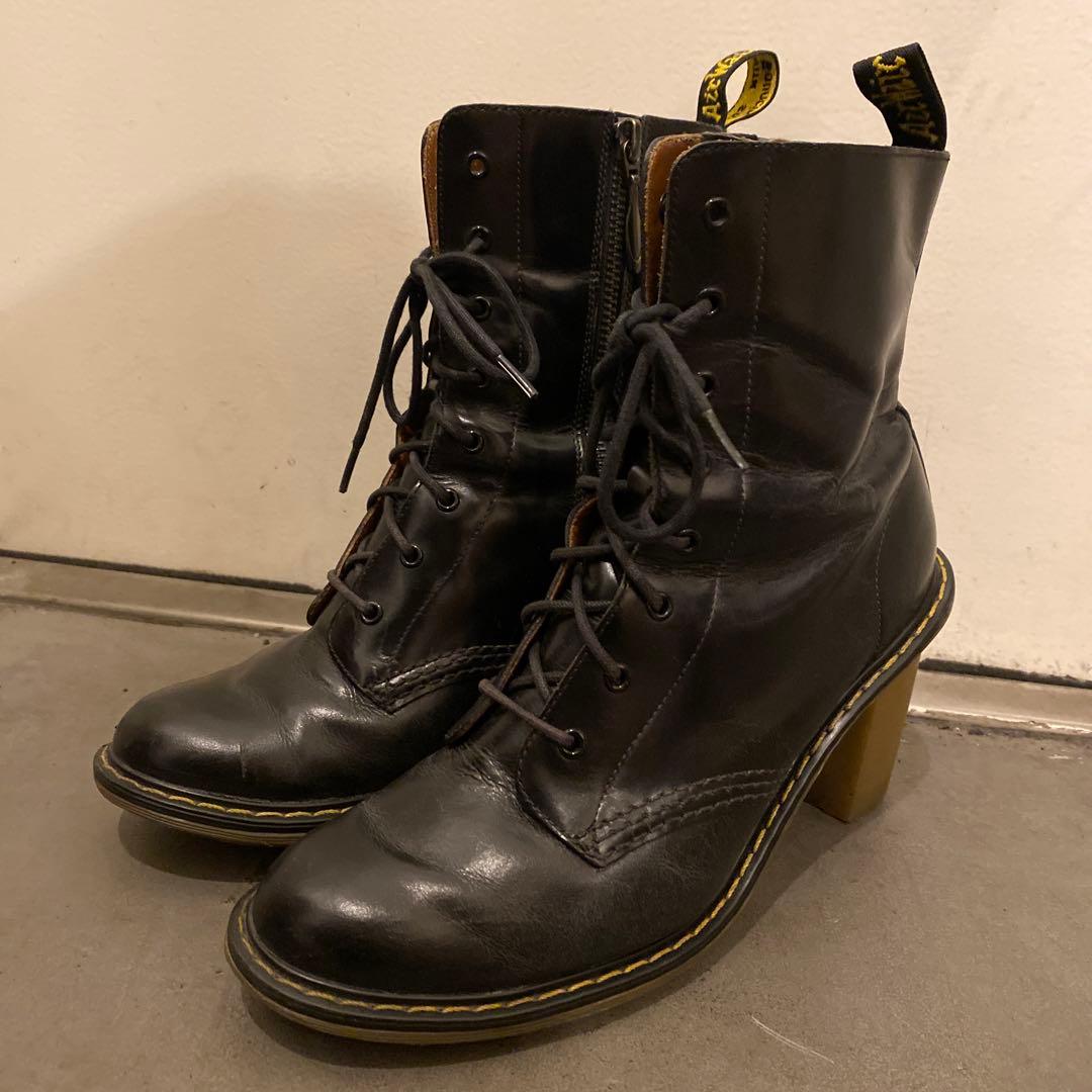 【週末セール】Dr.Martens サイドジップヒールブーツ UK6