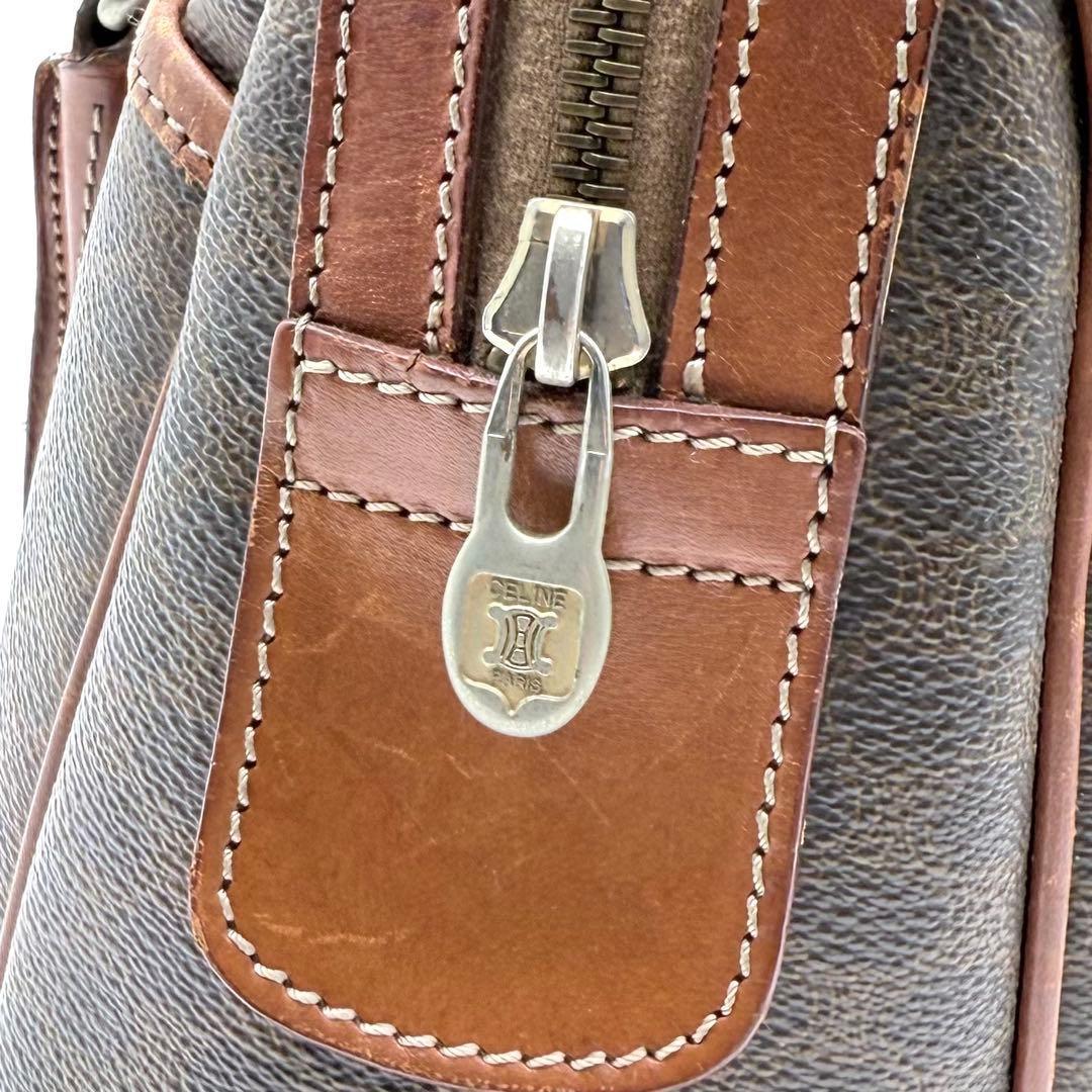 CELINE セリーヌ　マカダム　トリオンフ　ミニボストンバッグ　ハンドバッグ
