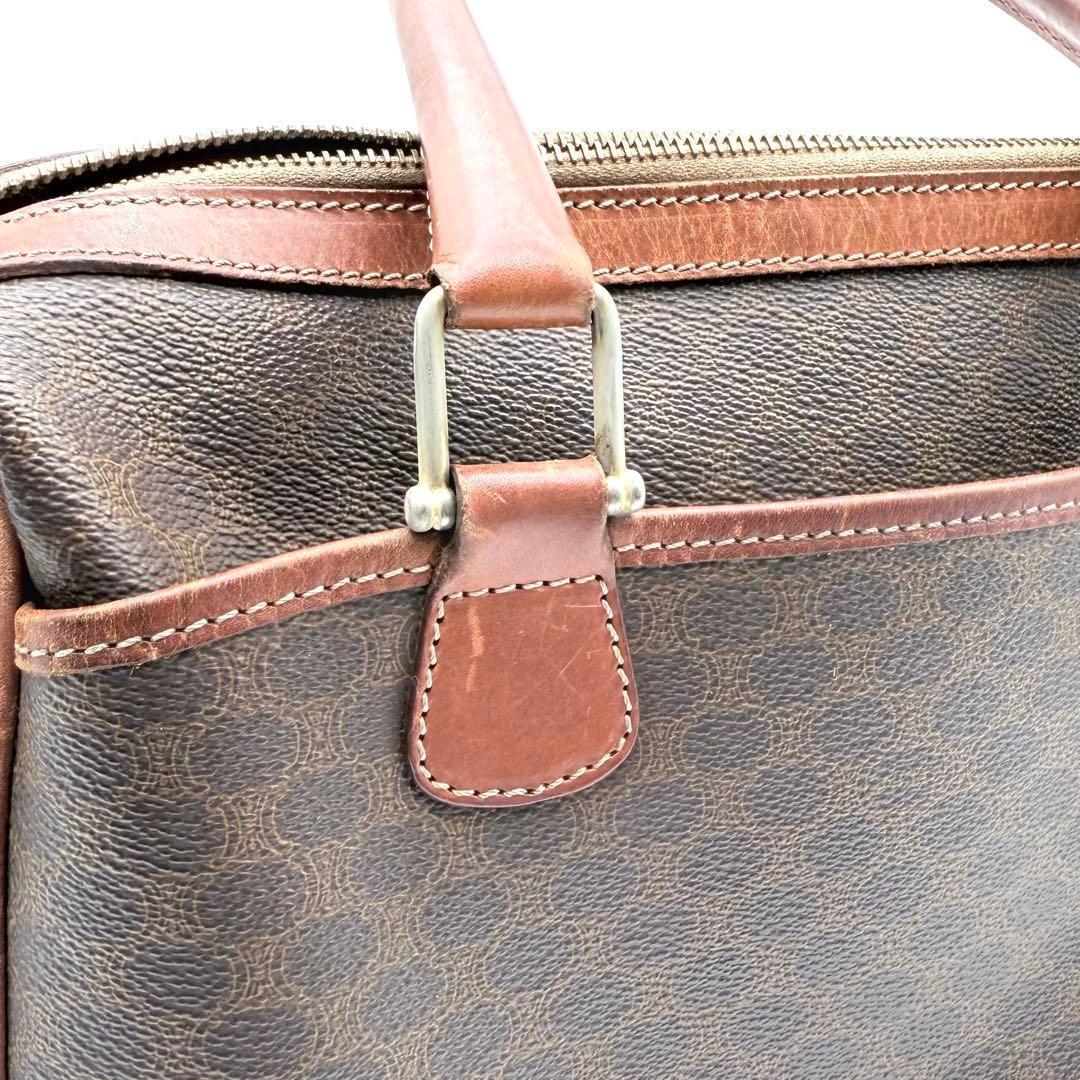 CELINE セリーヌ　マカダム　トリオンフ　ミニボストンバッグ　ハンドバッグ