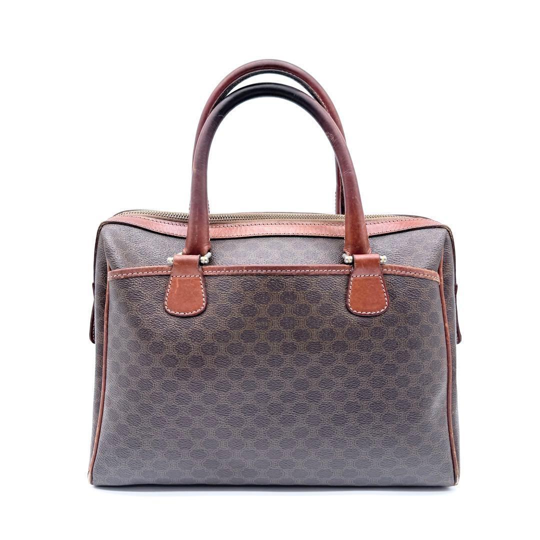 CELINE セリーヌ　マカダム　トリオンフ　ミニボストンバッグ　ハンドバッグ