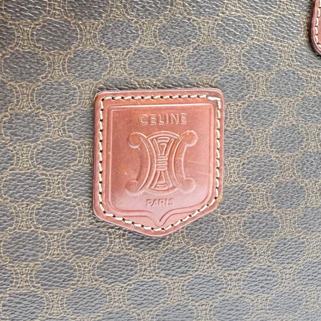 CELINE セリーヌ　マカダム　トリオンフ　ミニボストンバッグ　ハンドバッグ
