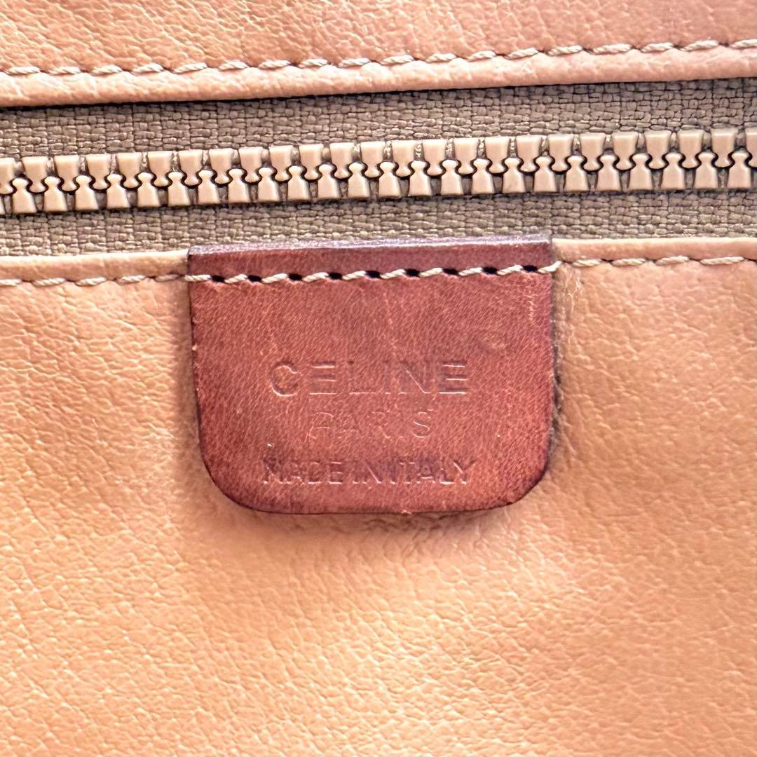 CELINE セリーヌ　マカダム　トリオンフ　ミニボストンバッグ　ハンドバッグ