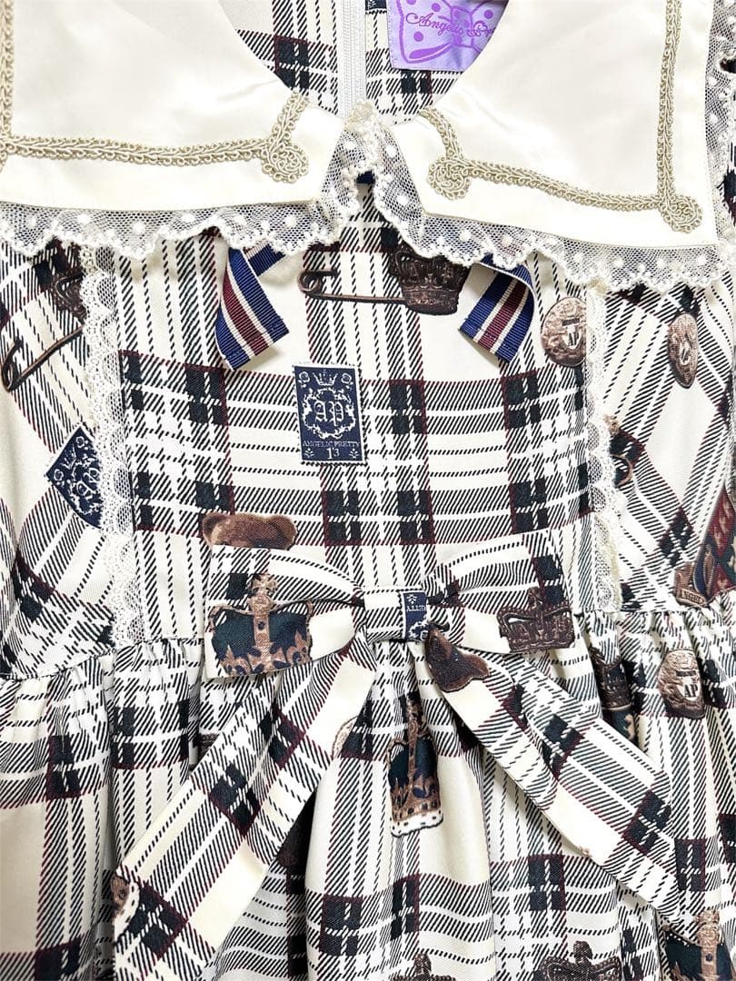Angelic Pretty British Bear ワンピース アイボリー