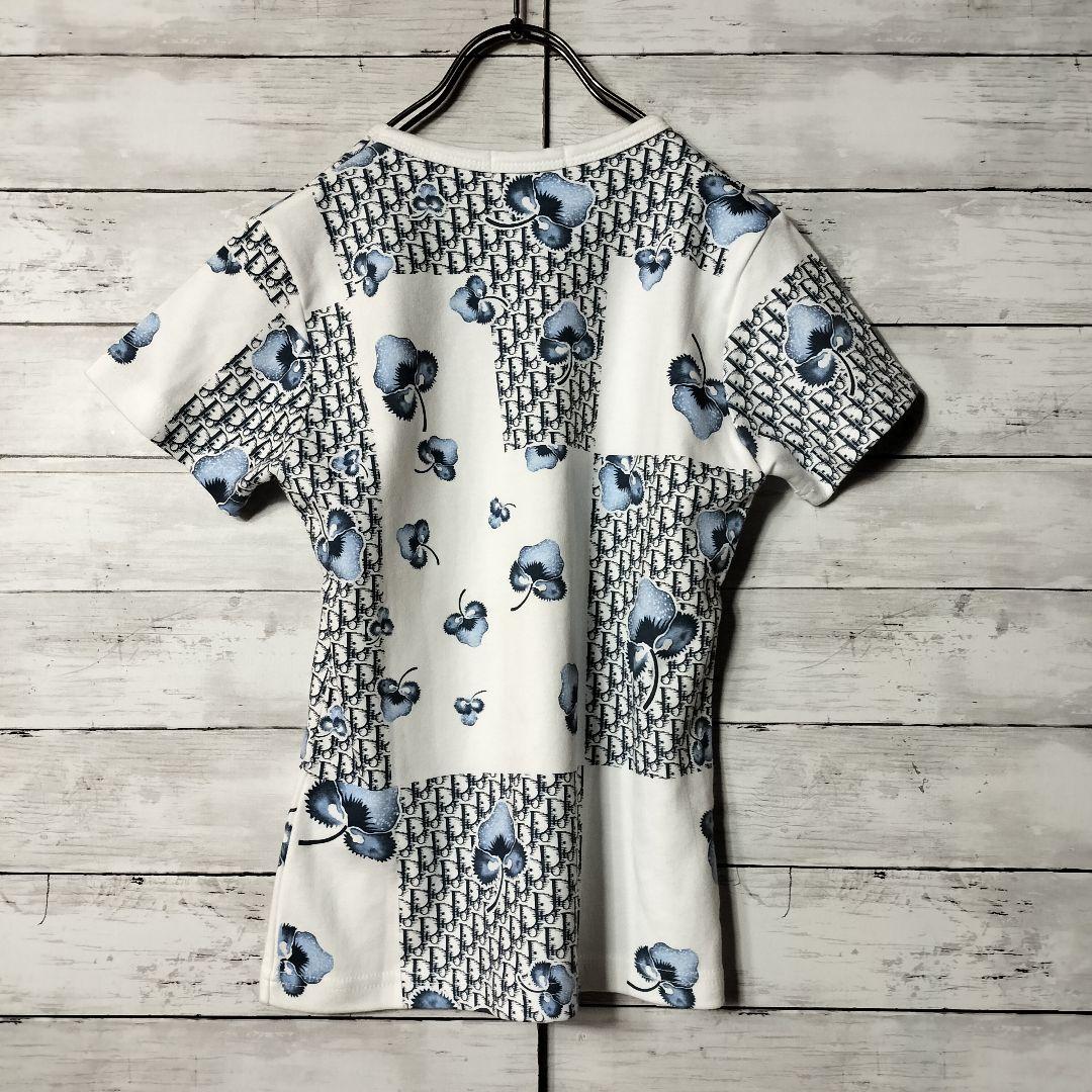 新品未使用品 クリスチャンディオール 半袖Tシャツ カットソー トロッター 花柄