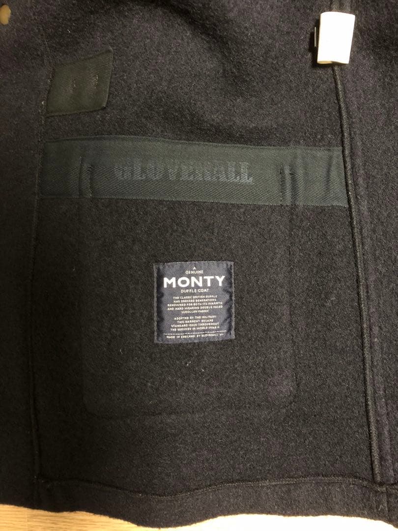 グローバーオール　MONTY ダッフルコート　黒　美品