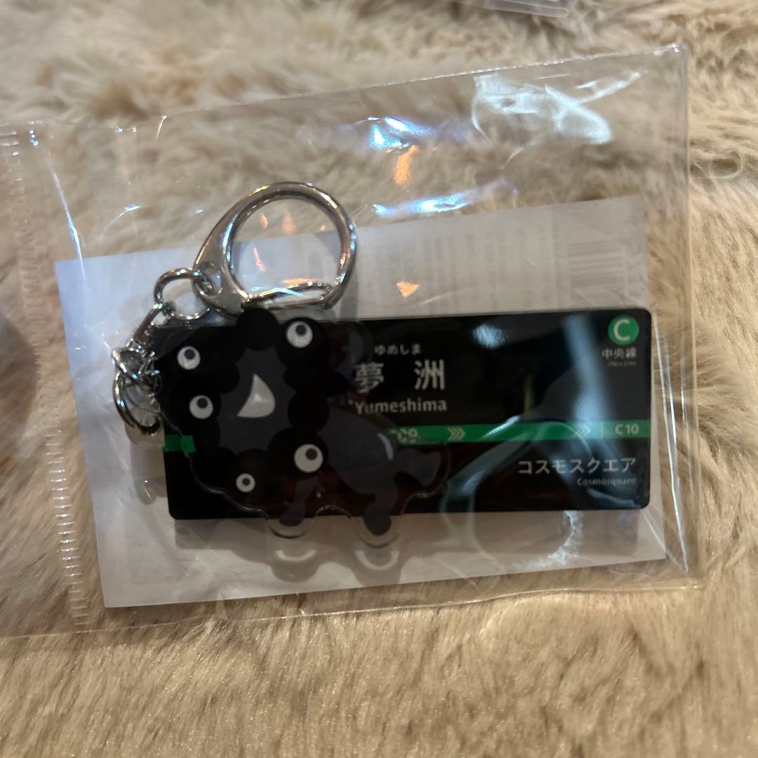 中央線夢洲駅ミャクミャク2連アクリルキーホルダー2個セット