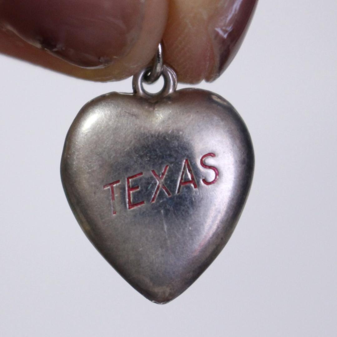 40s　スウィートハートジュエリー　TEXAS テキサス　レイヴォーン　シルバー