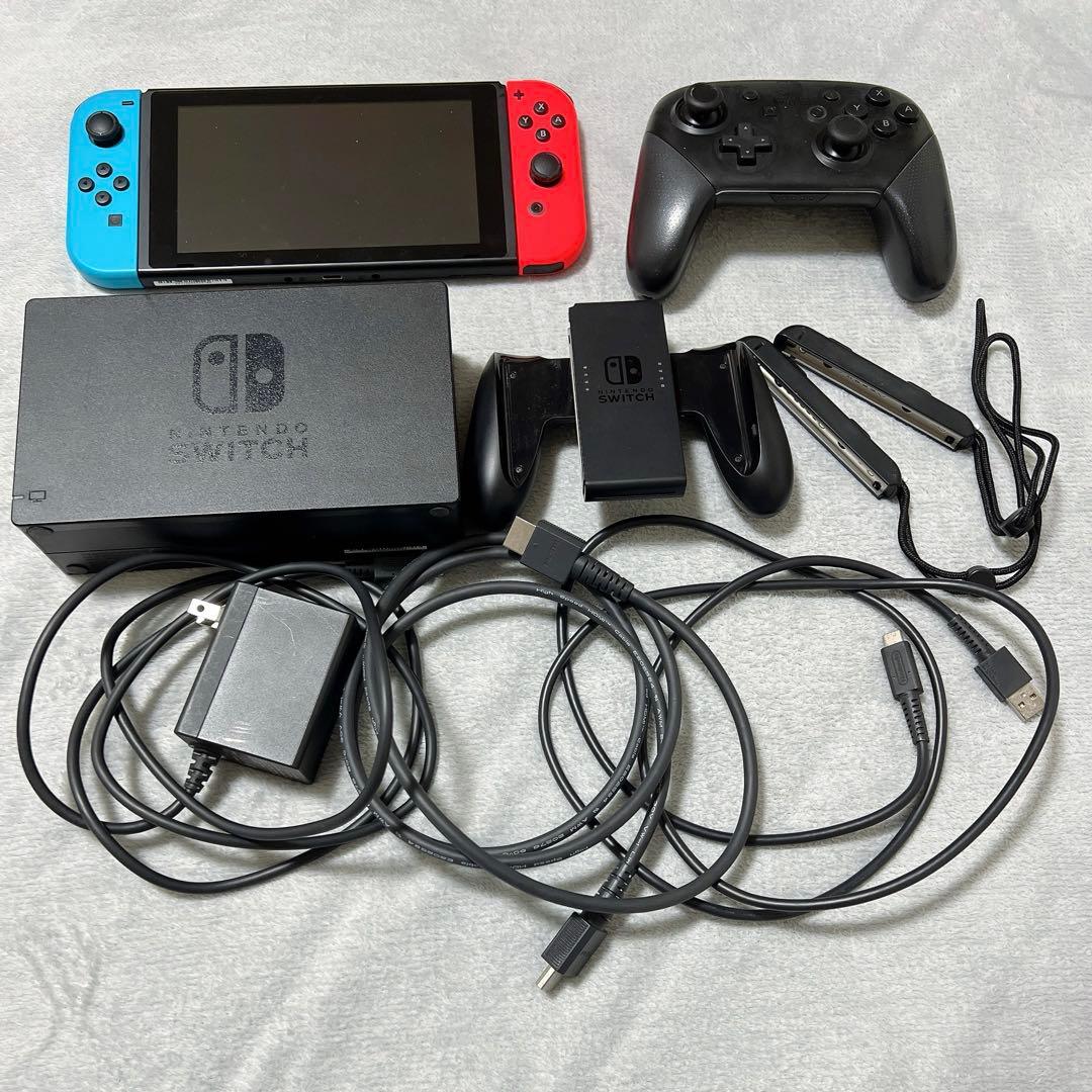Nintendo Switch ネオンブルー/ネオンレッド 本体＋純正プロコン
