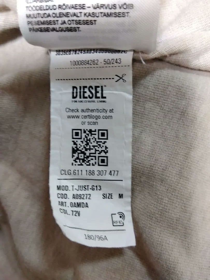 DIESEL グラフィックプリント Tシャツ