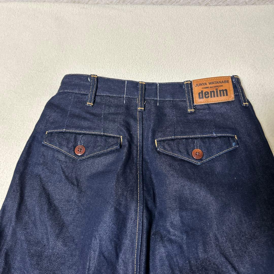 JUNYA WATANABE タックワイドデニムパンツXS