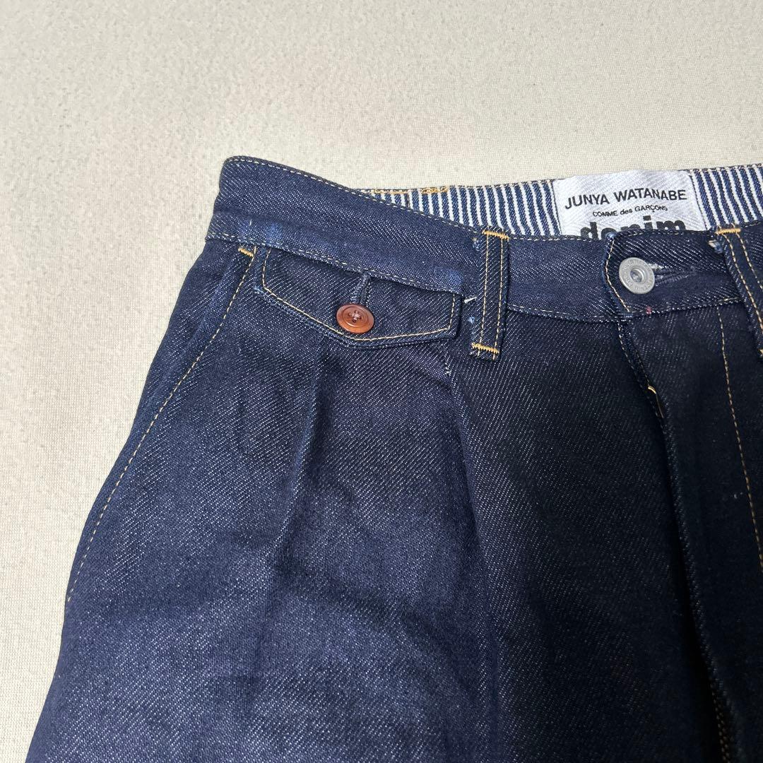 JUNYA WATANABE タックワイドデニムパンツXS