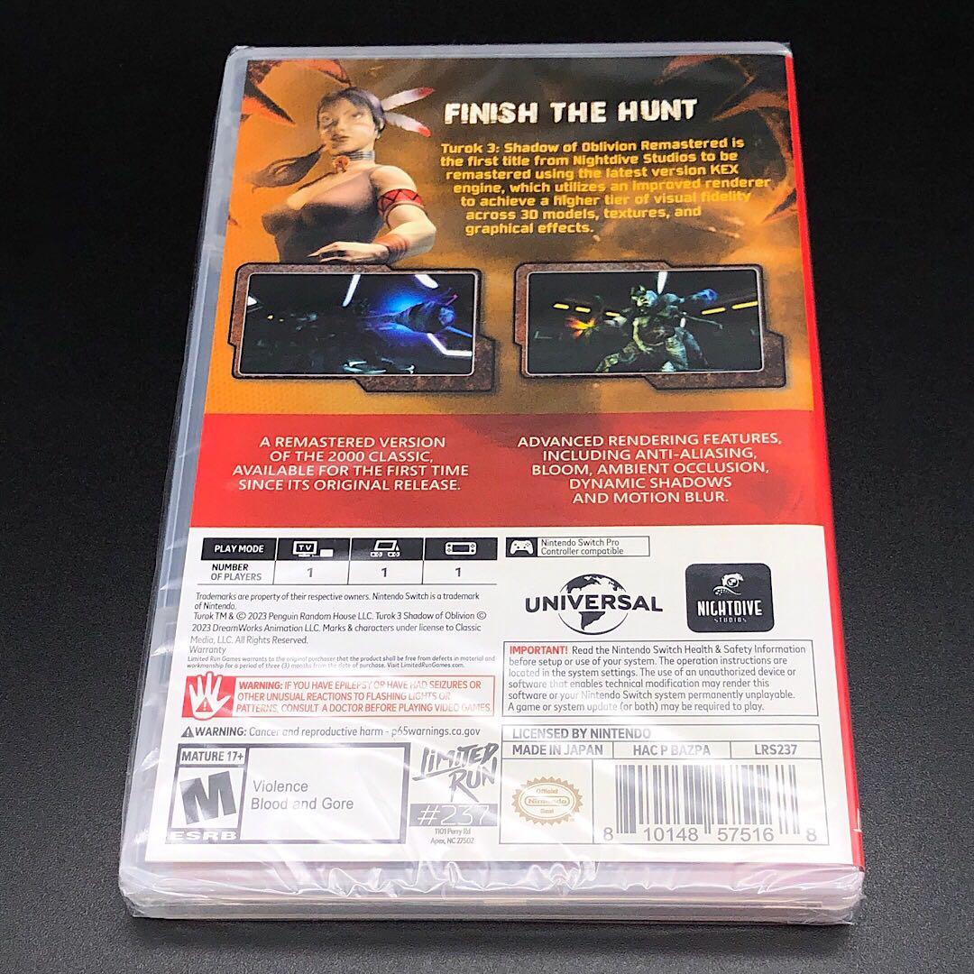 テュロック3 Turok 3 Shadow of Oblivion switch