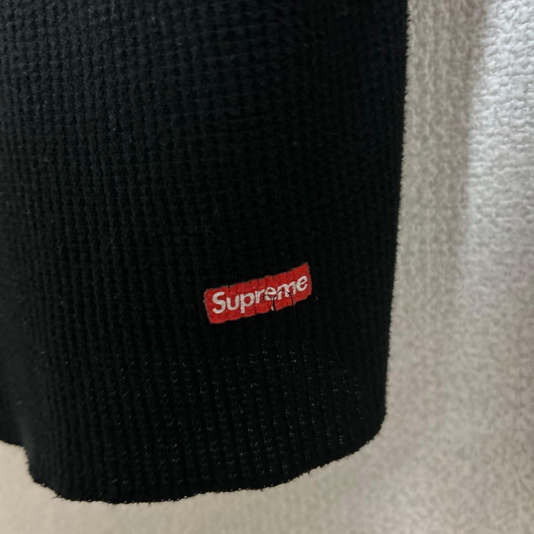 シュプリーム Supreme 骨 サーマル ロンT ブラック