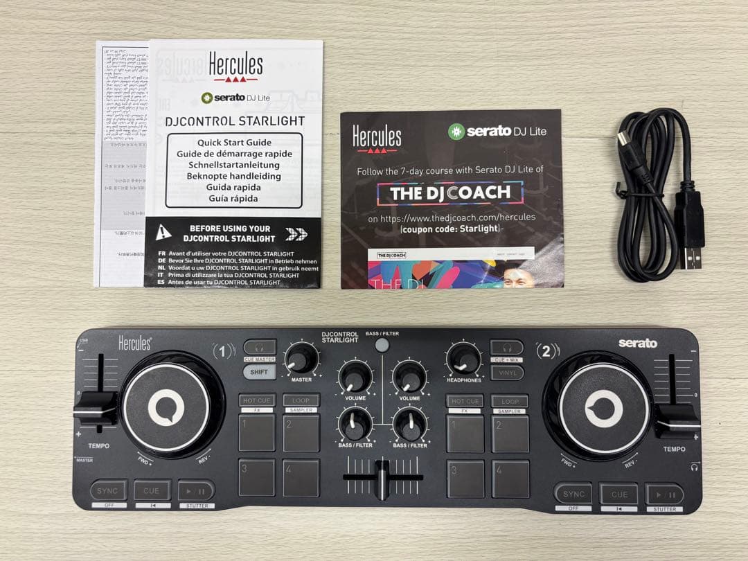 Hercules DJCONTROL STARLIGHT DJコントローラ124