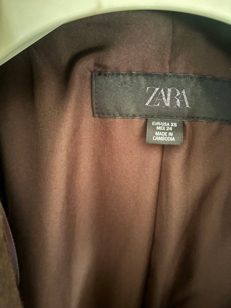 y*u様 ZARA ソフトオーバーサイズコート　ブラウンコート