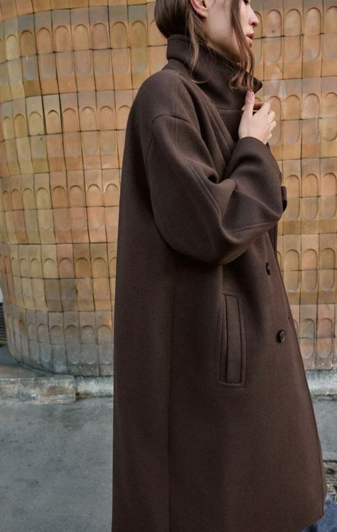 y*u様 ZARA ソフトオーバーサイズコート　ブラウンコート