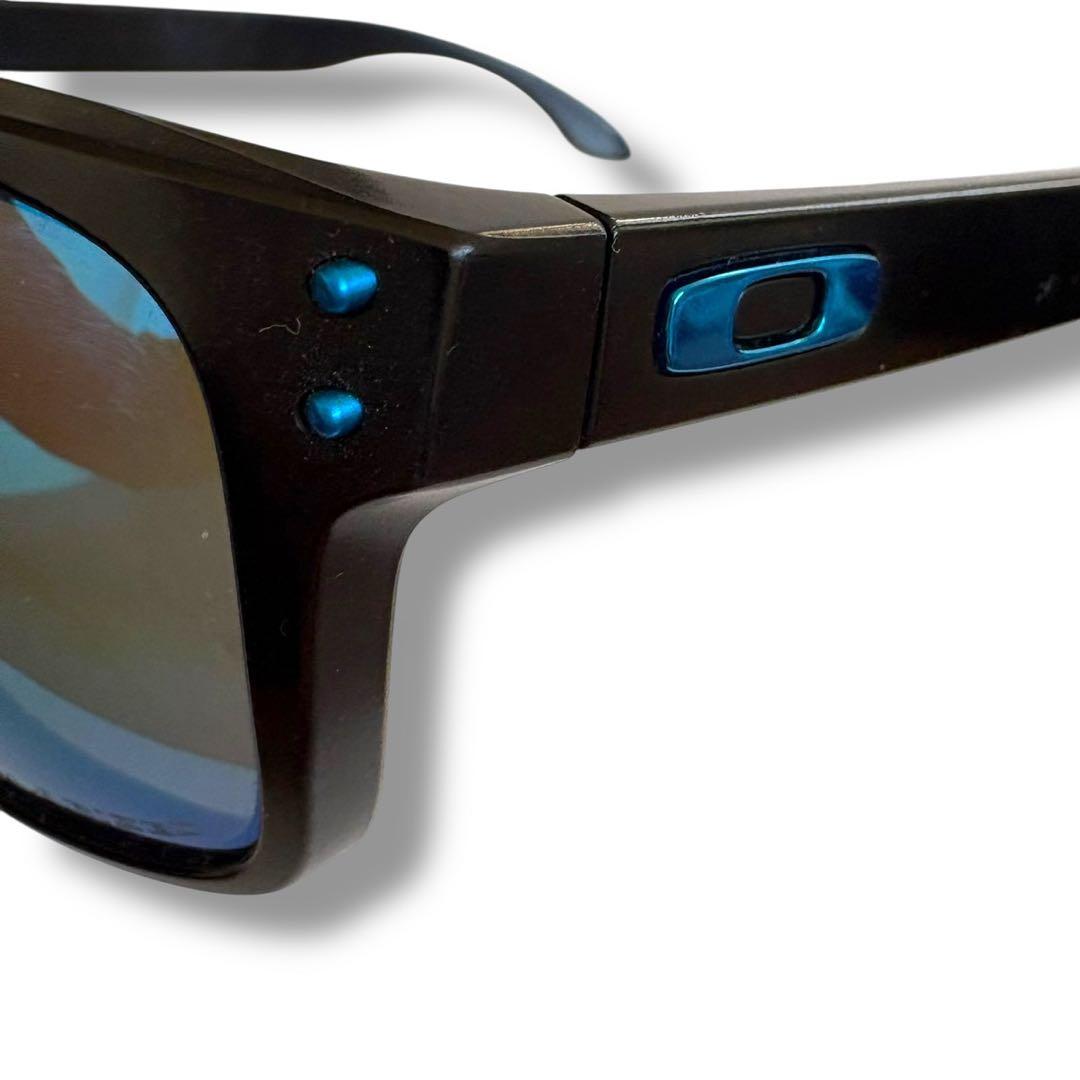 OAKLEY HOLBROOK 偏光サングラス 青レンズ ケース付