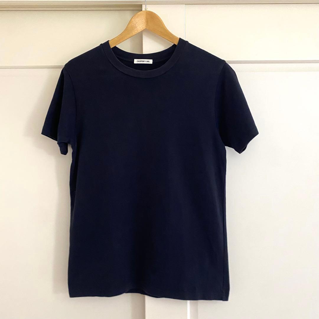 Deuxieme Classe EVERYDAY I LIKE Tネイビー 美品