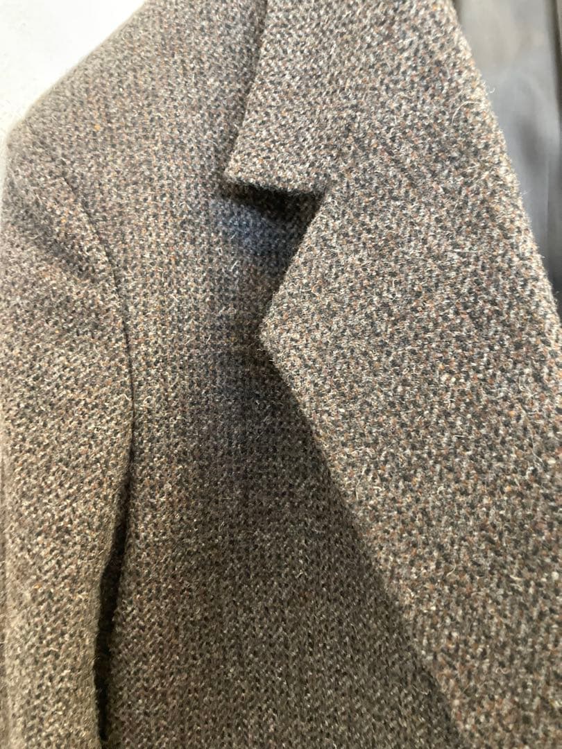 anuke Herringbone Wool Jacket ブラウン 36