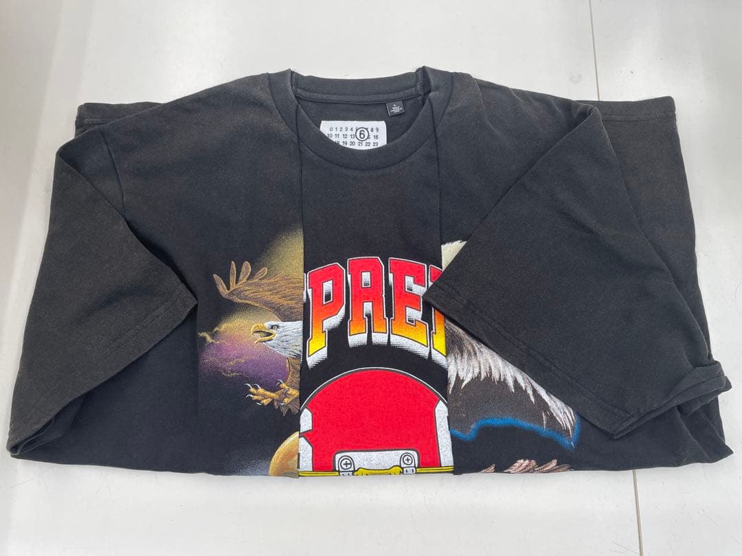 Supreme MM6 26SS Split S/S Tシャツ Lサイズ