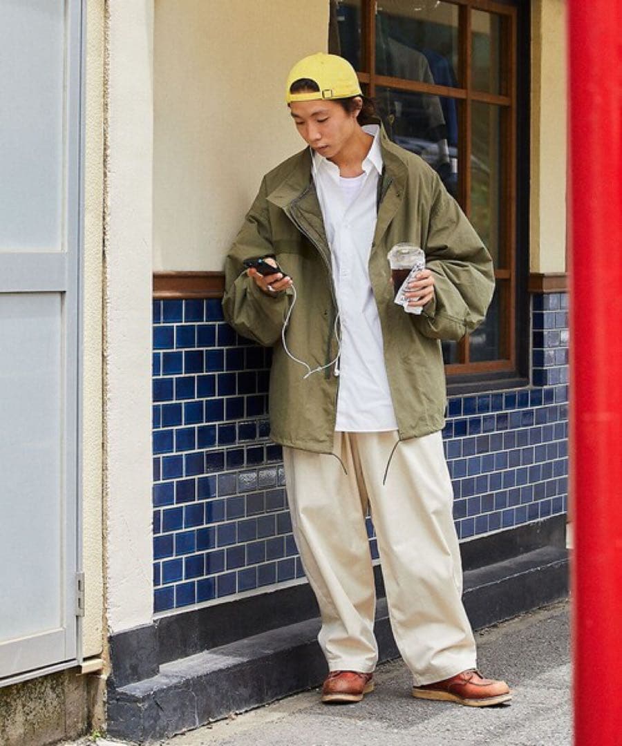 フリークスストア ミリタリー カーキ モッズショートコート ライナー 新品 L