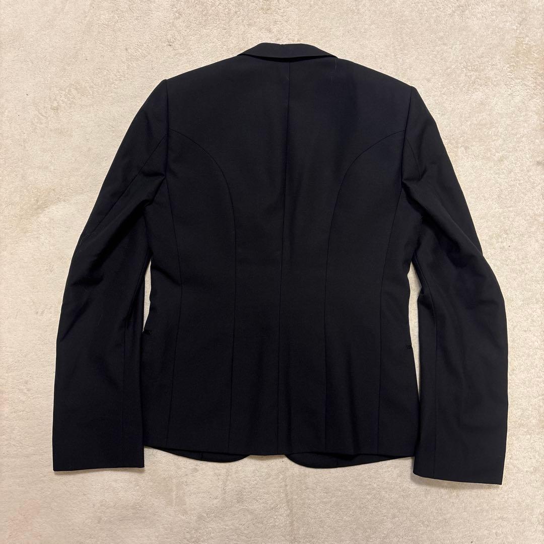 ジャケット・アウター NUMBER (N)INE 08SS BIRDS SILK BLAZER BLK