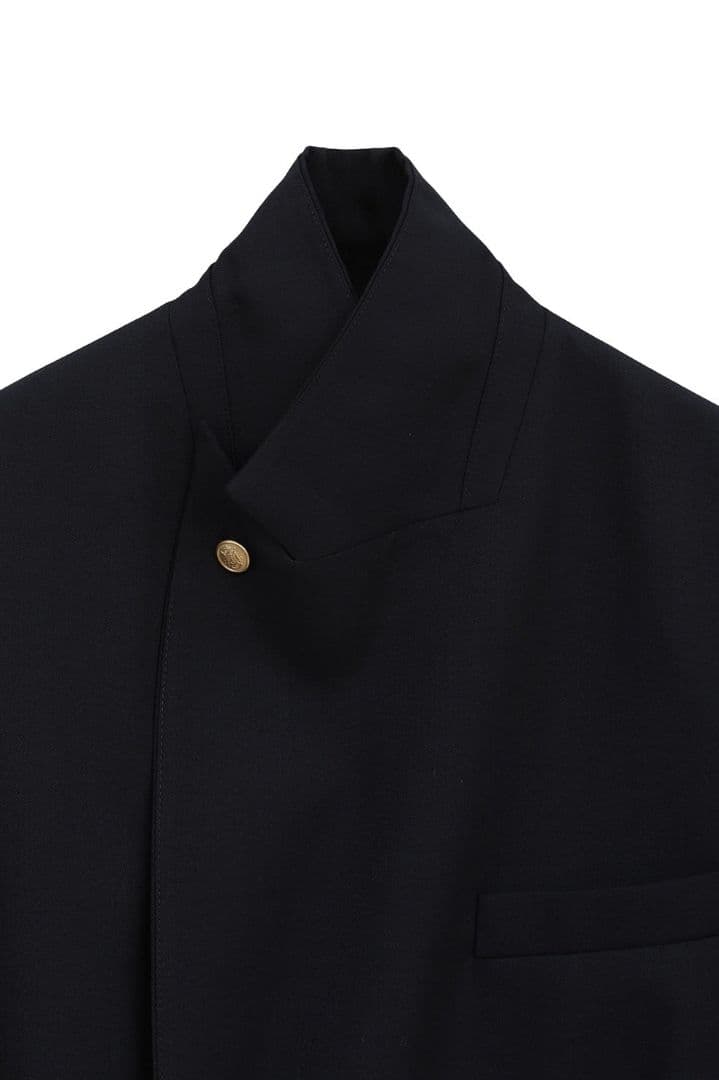 【yu】OVER SHOULDER GOLD BUTTON BLAZER