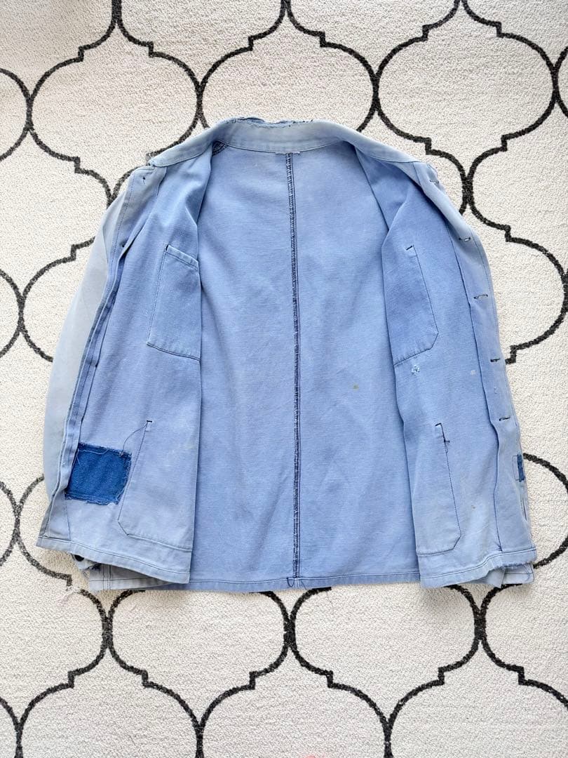 80s 90s 古着 VINTAGE ユーロ ワーク ジャケット フェード