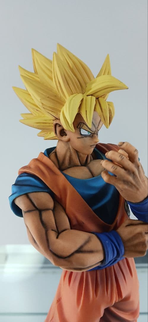 一番くじ ドラゴンボール メモリーズ A賞 超サイヤ人 孫悟空 リペイント品！
