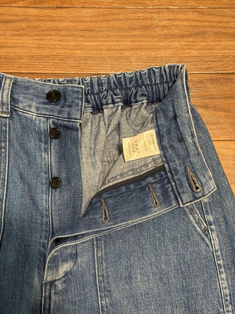 ORDINARY FITS デニムパンツ　日本製　0サイズ