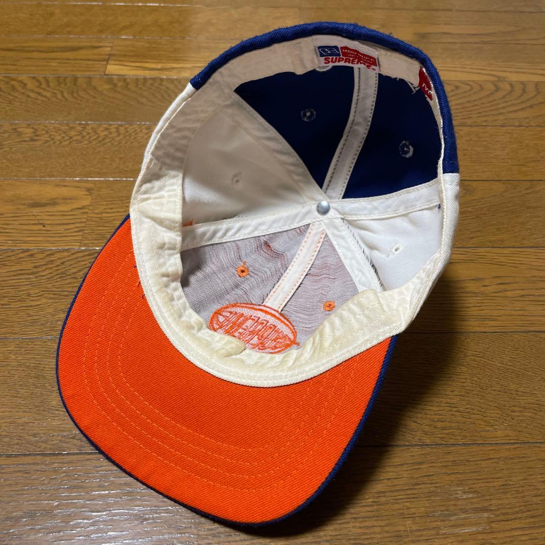 Supreme 90s 初期 トリコロール 6パネルキャップ