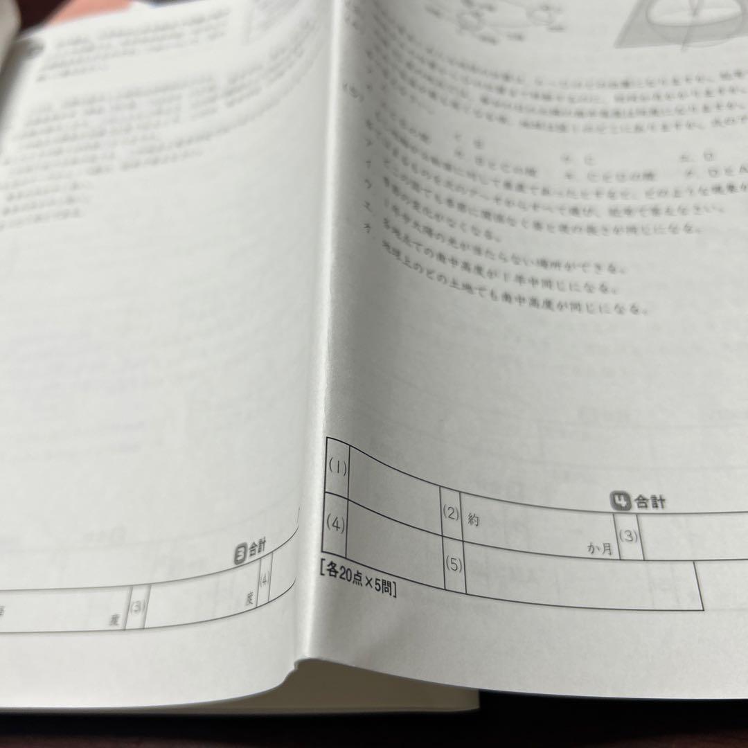 ㉒あ　サピックス　SAPIX 6年　理科　社会　春期講習　スプリングサピックス