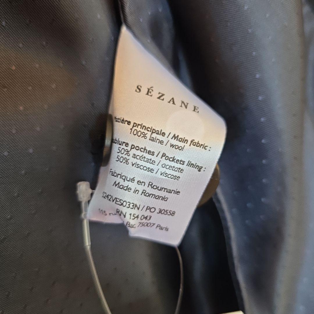 Sezane Jack Jacket セザンヌのウールジャケットブラックM