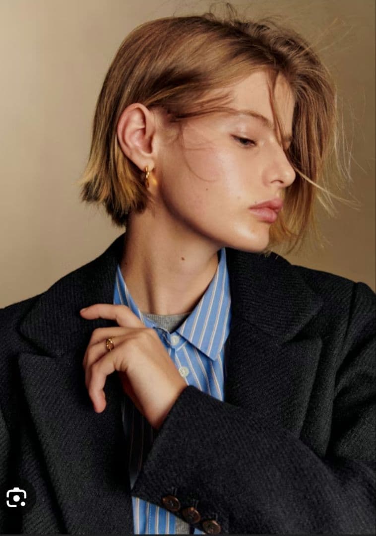 Sezane Jack Jacket セザンヌのウールジャケットブラックM