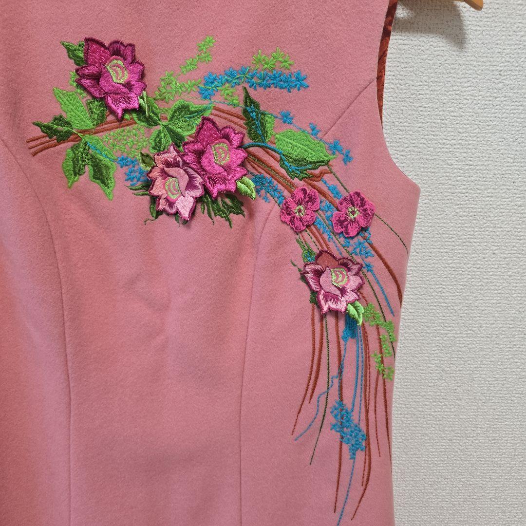 Blumarine☆ ピンク花柄刺繍☆ワンピース☆美品☆専用