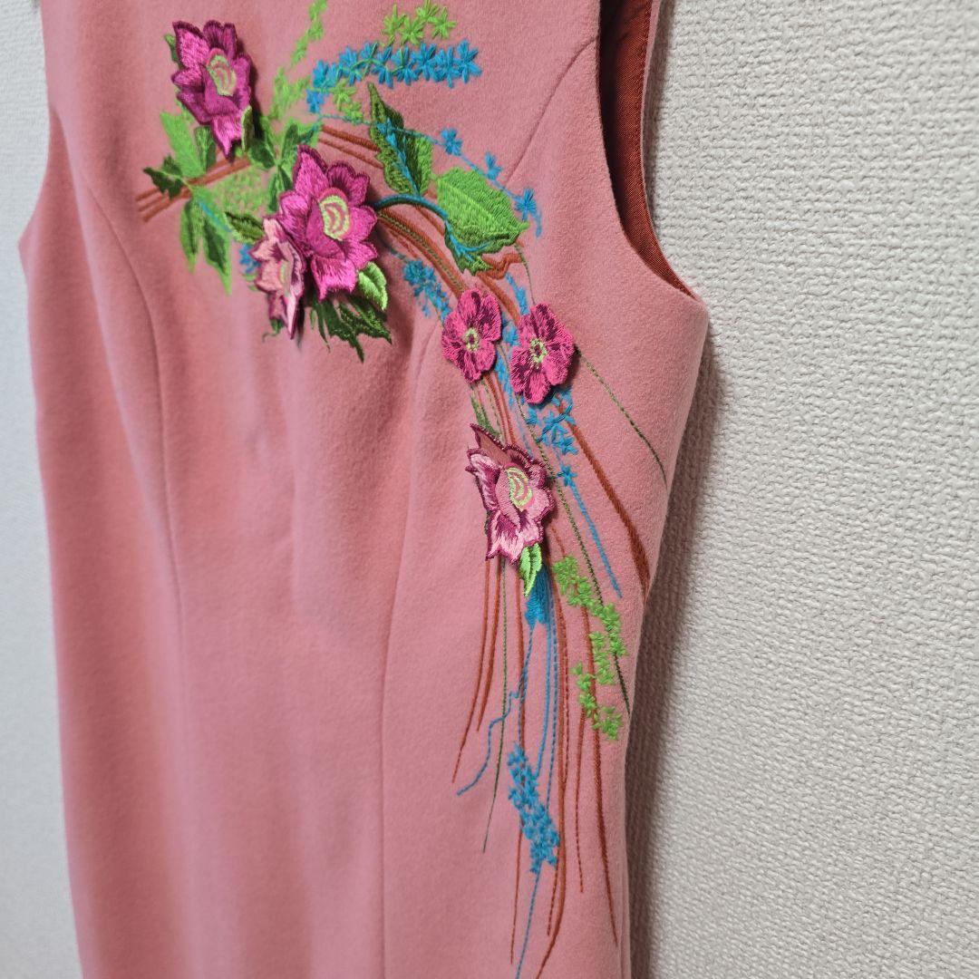 Blumarine☆ ピンク花柄刺繍☆ワンピース☆美品☆専用