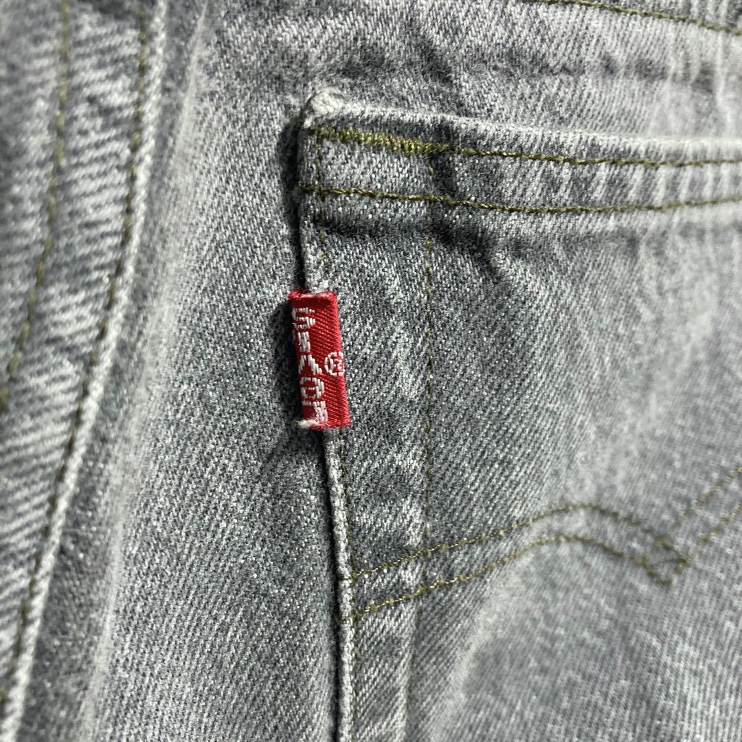 激レア　Levi's グレー　先染め　701 W27　　USA　80s　ブラック