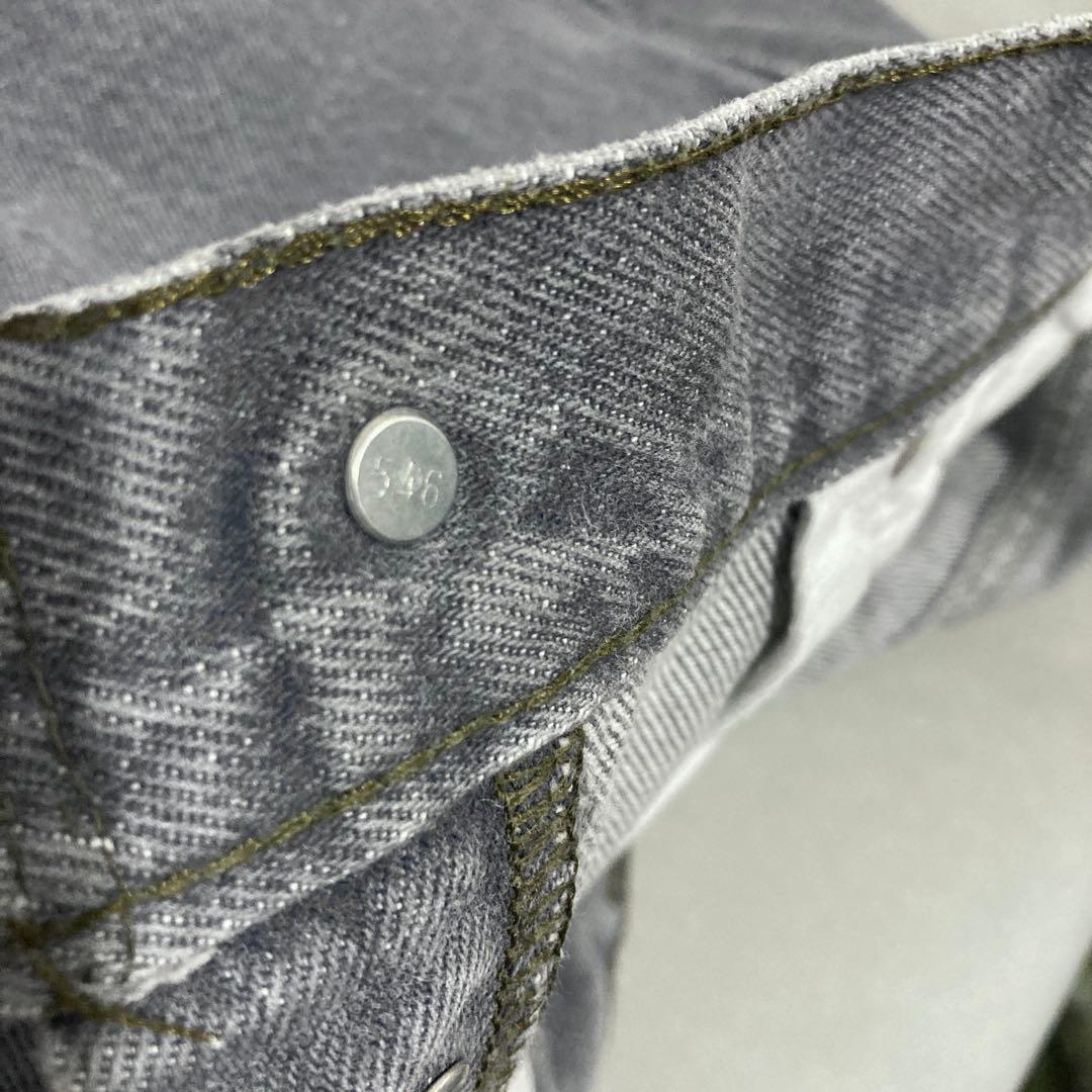 激レア　Levi's グレー　先染め　701 W27　　USA　80s　ブラック