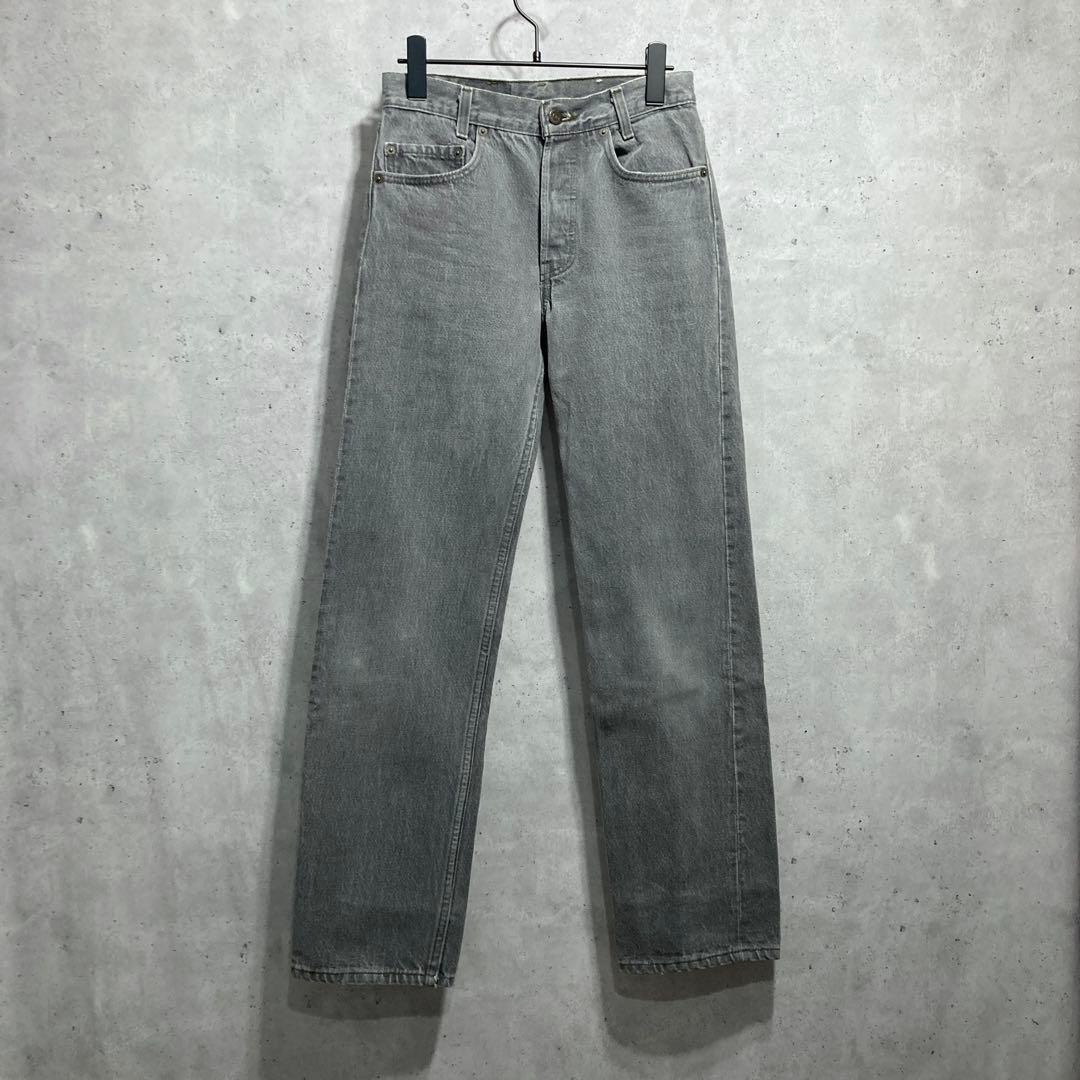 激レア　Levi's グレー　先染め　701 W27　　USA　80s　ブラック