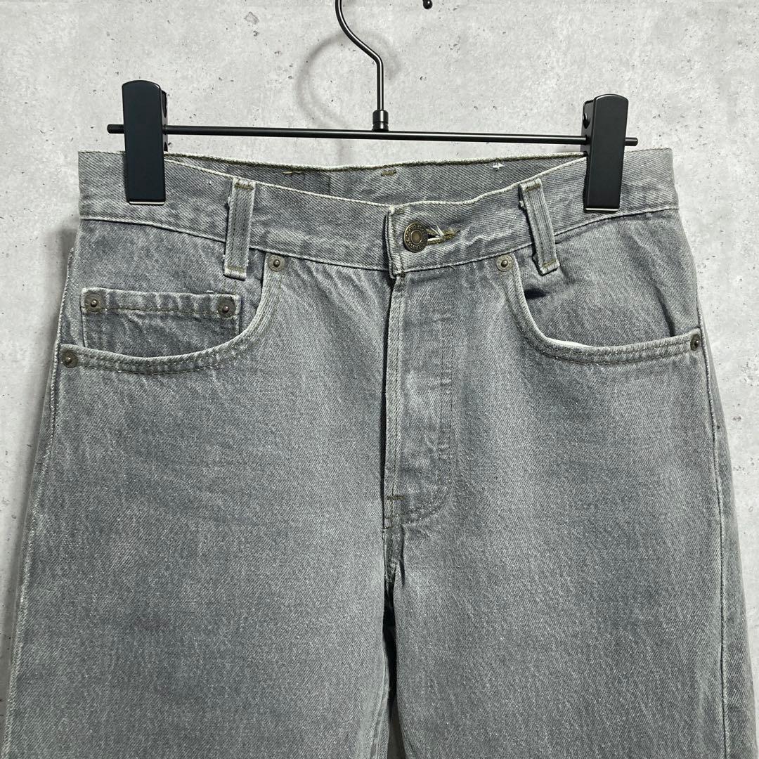 激レア　Levi's グレー　先染め　701 W27　　USA　80s　ブラック