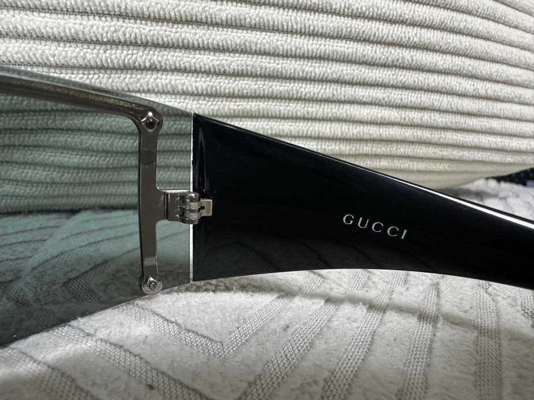 美品 GUCCI サングラス GG柄 ブラックスポーツ ユニセックス