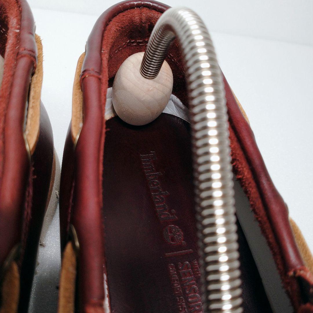 【美品】Timberland 本革デッキシューズ 25cm センサーフレックス