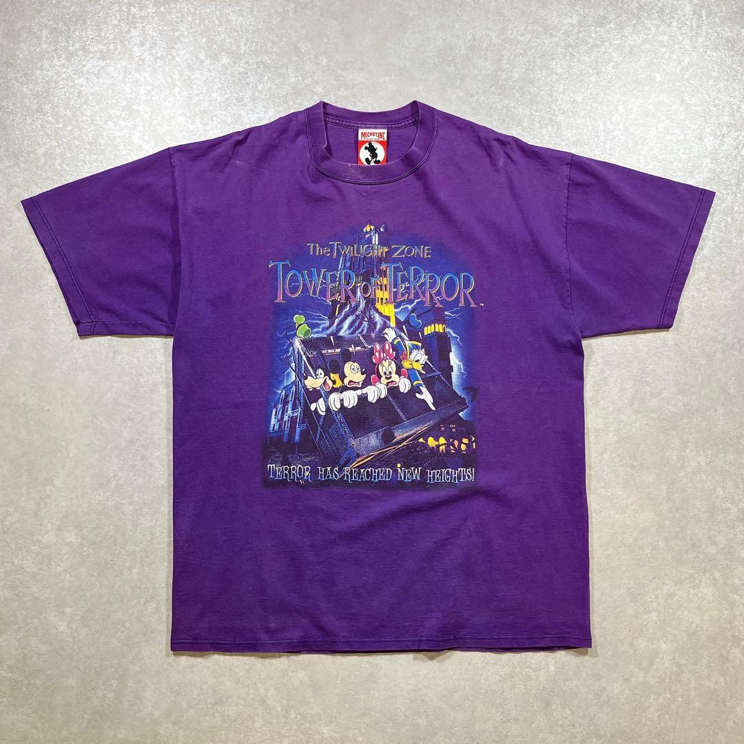 【USA製】90s DISNEY Tower of Terror Tシャツ XL
