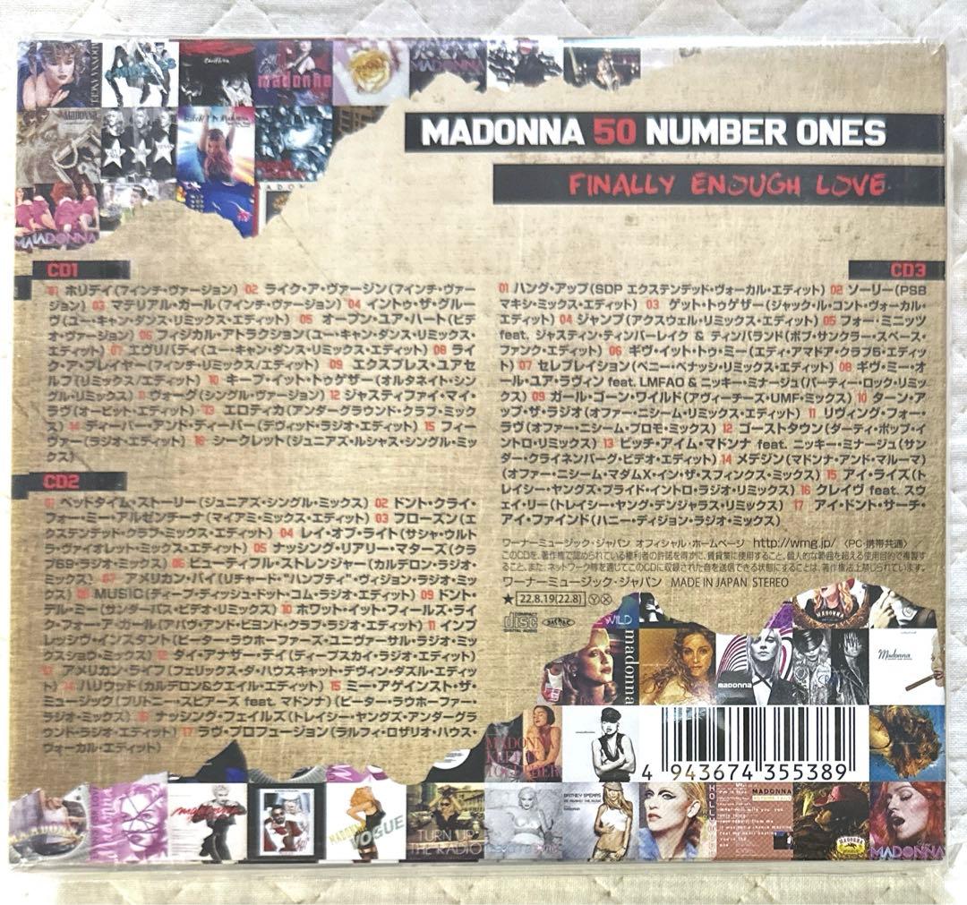 国内盤！3CD！マドンナ / ファイナリー・イナフ・ラヴ:50ナンバー・ワンズ